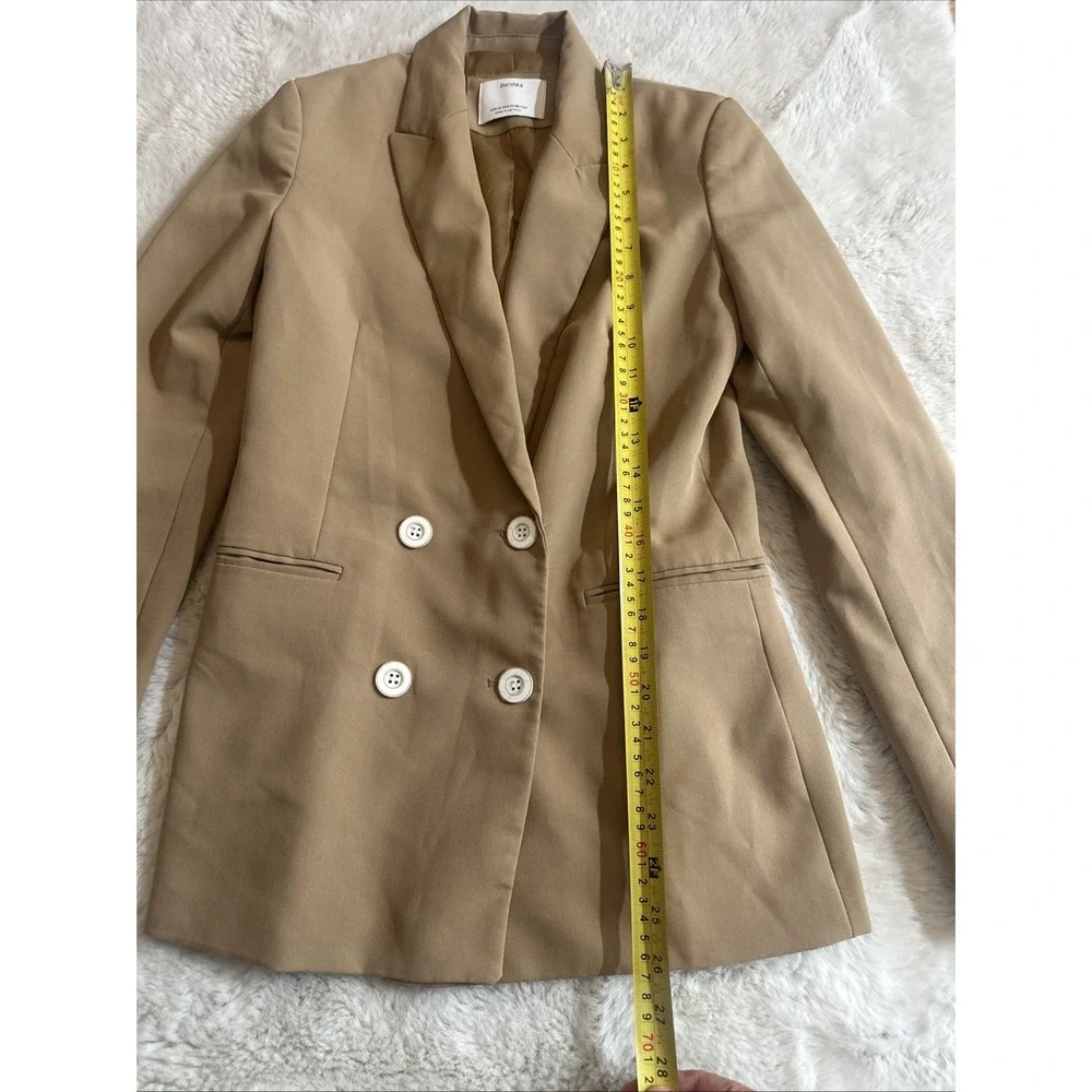 Bershka blazer brown